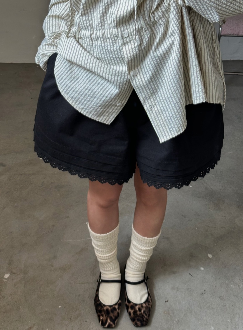BYRING韓國直郵㊣東大門實拍女裝新款職業人氣熱賣25春夏短褲BYRING短褲