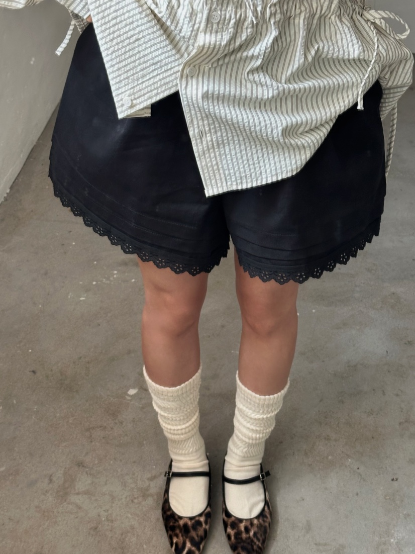 BYRING韓國直郵㊣東大門實拍女裝新款職業人氣熱賣25春夏短褲BYRING短褲