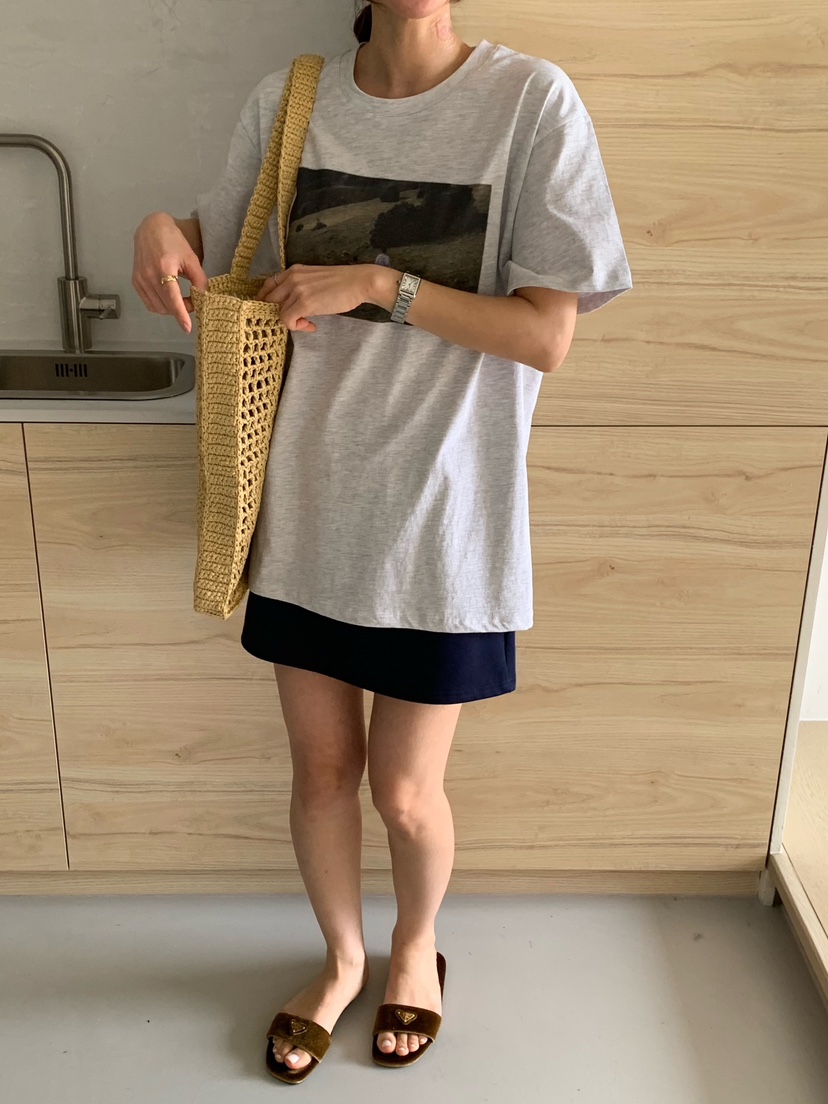 COBALT BLUE韓國直郵㊣女裝新品職業熱賣25春夏休閑推薦T恤COBALT BLUET恤