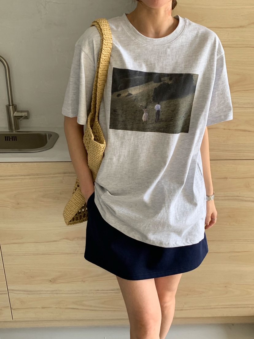 COBALT BLUE韓國直郵㊣女裝新品職業熱賣25春夏休閑推薦T恤COBALT BLUET恤