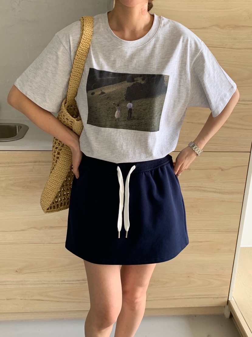 COBALT BLUE韓國直郵㊣女裝新品職業熱賣25春夏休閑推薦T恤COBALT BLUET恤
