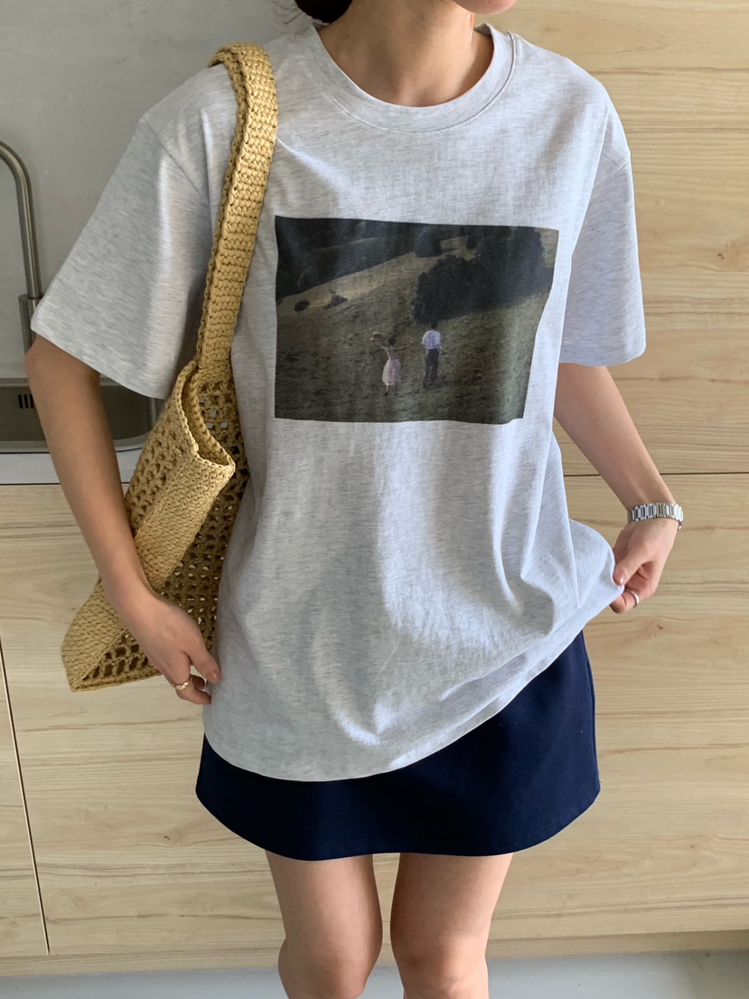 COBALT BLUE韓國直郵㊣女裝新品職業熱賣25春夏休閑推薦T恤COBALT BLUET恤圖色2