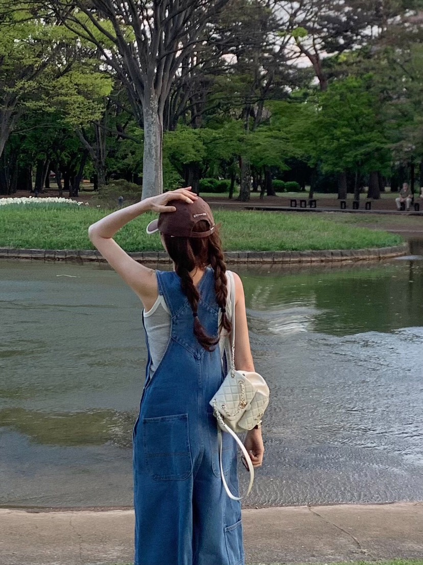 FORMSTUDIO韓國直郵㊣東大門實拍女裝新款推薦背帶褲工裝褲FORMSTUDIO背帶褲