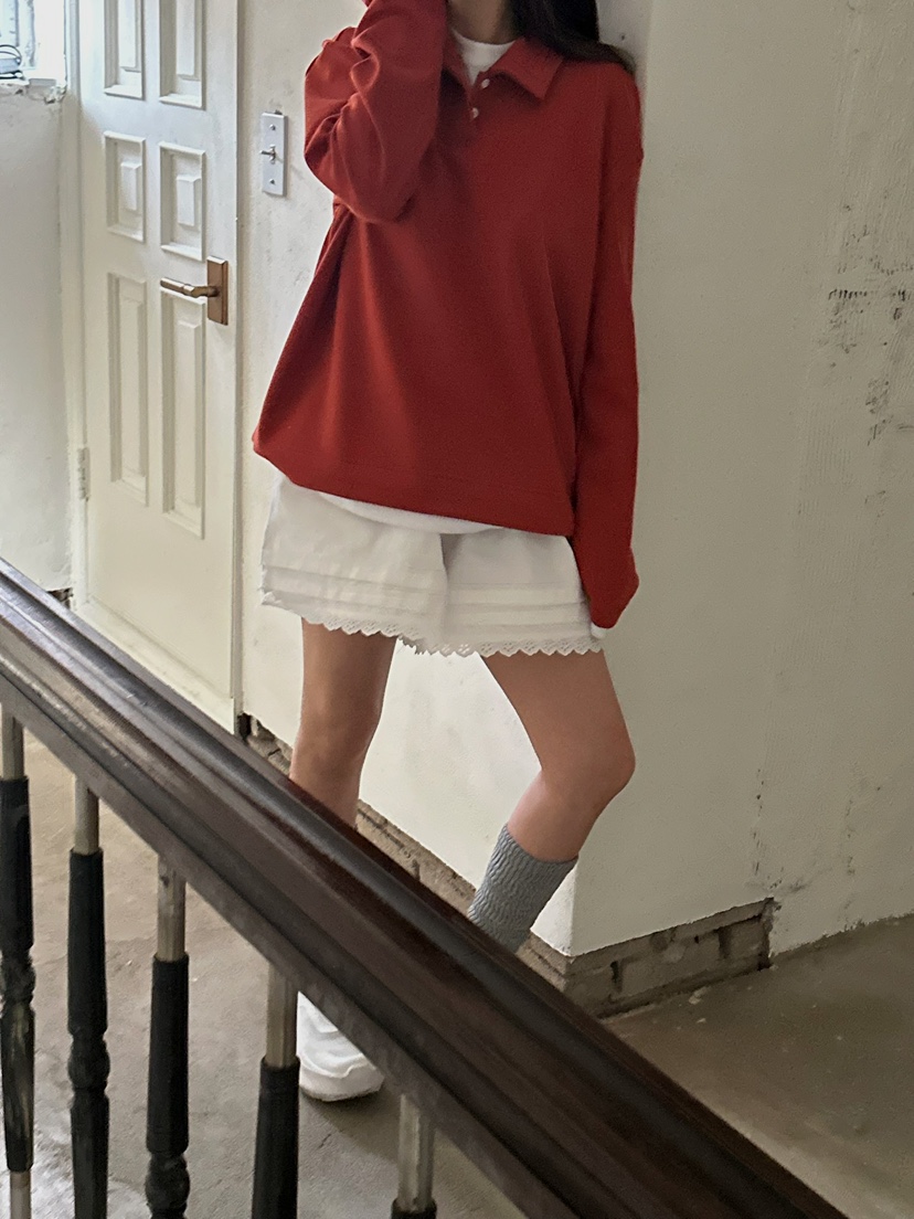 BYRING韓國直郵㊣東大門實拍女裝新款熱賣休閑時尚襯衫蕾絲衫BYRING襯衫/蕾絲衫