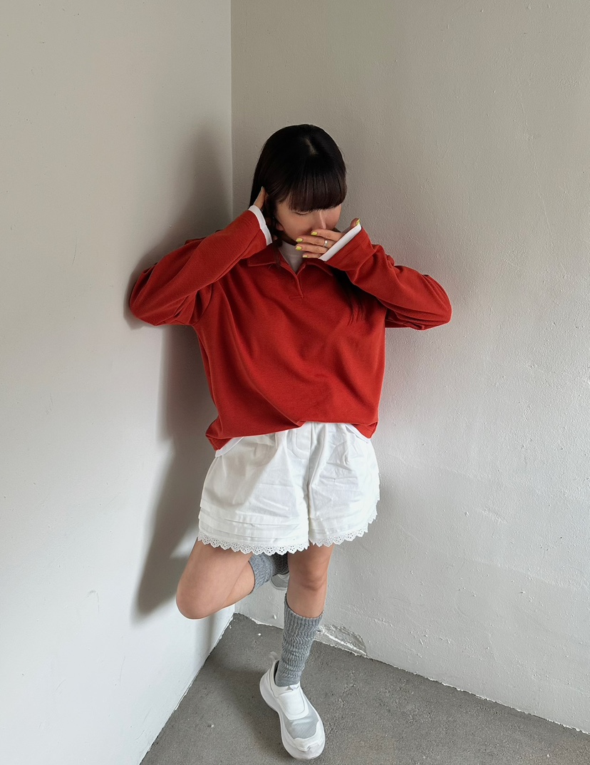 BYRING韓國直郵㊣東大門實拍女裝新款熱賣休閑時尚襯衫蕾絲衫BYRING襯衫/蕾絲衫