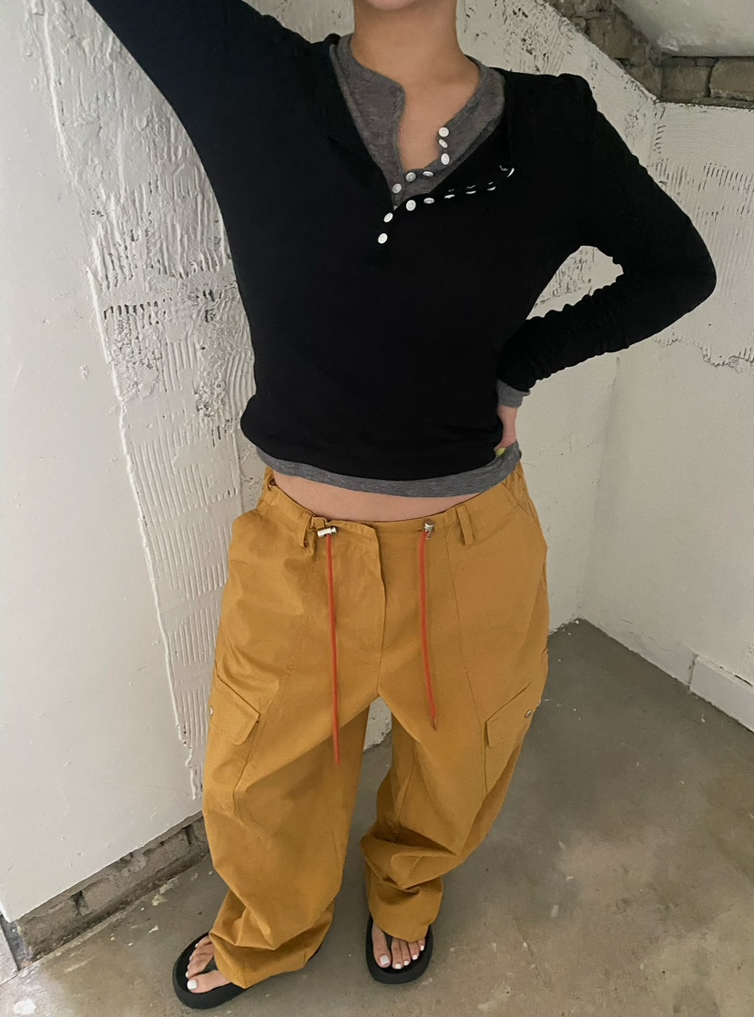 BYRING韓國㊣直郵東大門代購女裝新款時尚推薦職業人氣長袖T恤BYRING長袖T恤