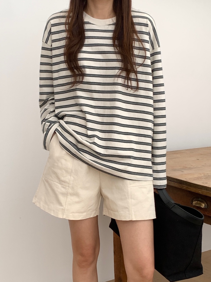 WOOD直郵韓國代購㊣女裝新品休閑25春夏人氣職業熱賣推薦短褲WOOD短褲