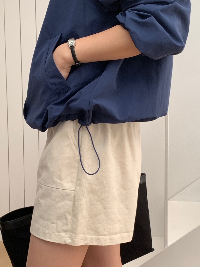 WOOD直郵韓國代購㊣女裝新品休閑25春夏人氣職業熱賣推薦短褲WOOD短褲