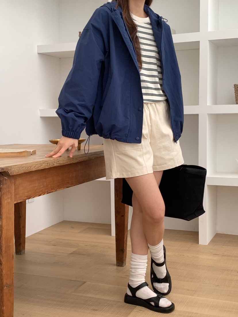 WOOD直郵韓國代購㊣女裝新品休閑25春夏人氣職業熱賣推薦短褲WOOD短褲