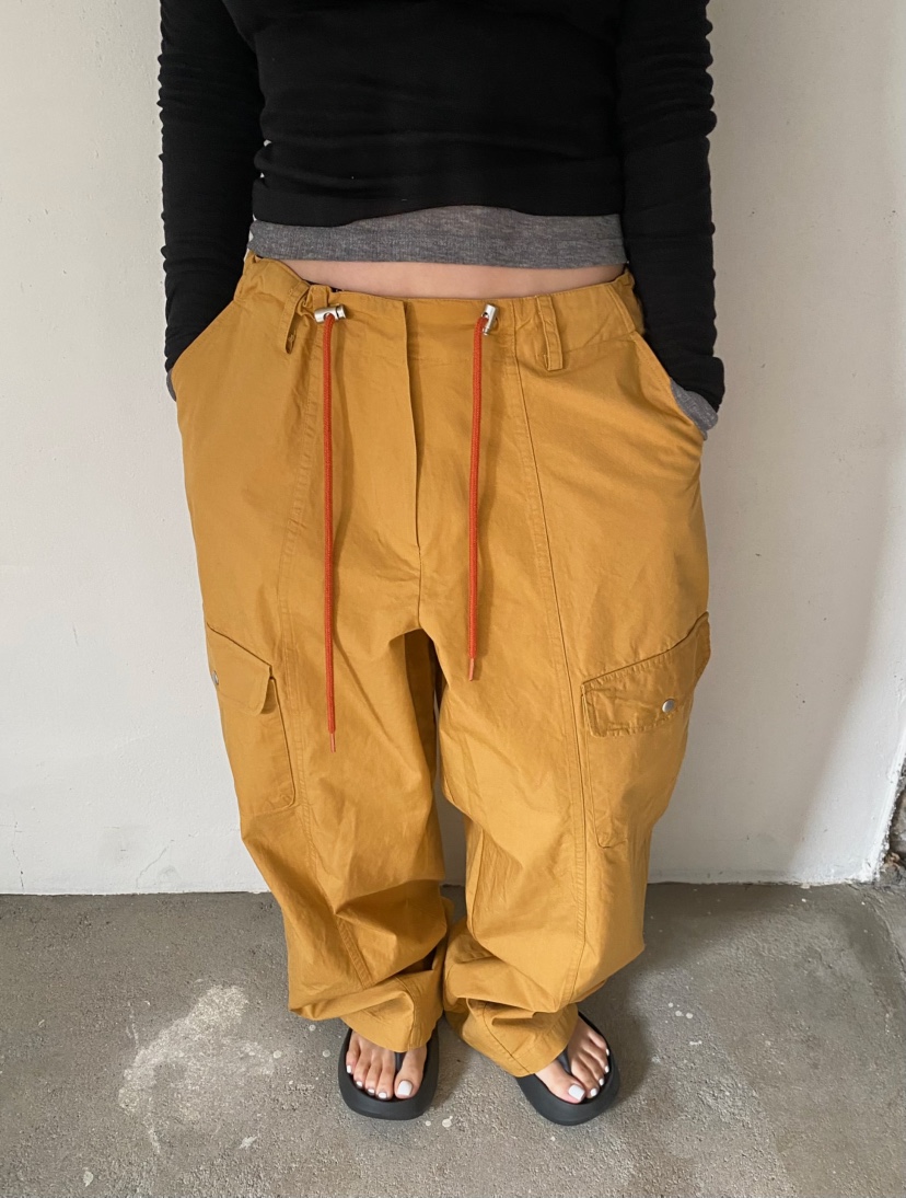 BYRING韓國㊣直郵東大門代購女裝新款時尚推薦休閑褲工裝褲BYRING休閑褲