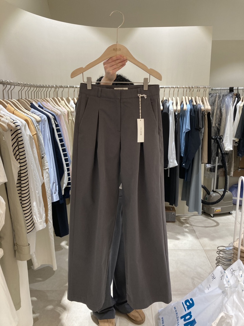 FLEUR-P直郵韓國代購㊣女裝新品熱賣人氣25春夏推薦休閑褲FLEUR休閑褲圖色2