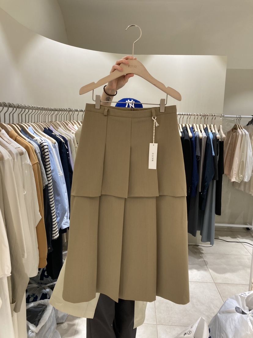 FLEUR-P韓國直郵㊣女裝新品人氣熱賣時尚職業半身裙中短裙FLEUR半身裙/中短裙