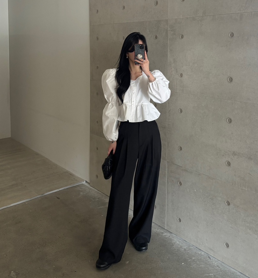 AMUSE SEOUL韓國直郵㊣東大門實拍女裝新款熱賣襯衫蕾絲衫AMUSE SEOUL襯衫/蕾絲衫