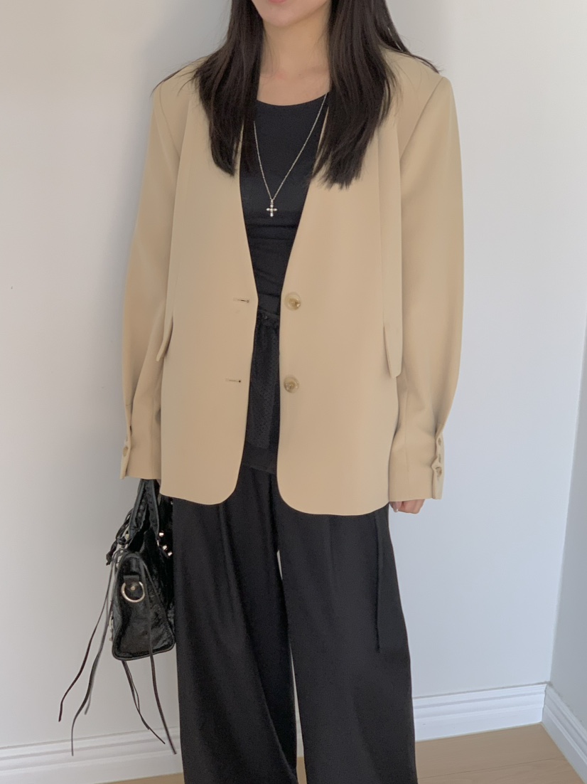 BEFORE SUNRISE韓國直郵㊣東大門實拍女裝新款25春夏時尚夾克BEFORE SUNRISE夾克