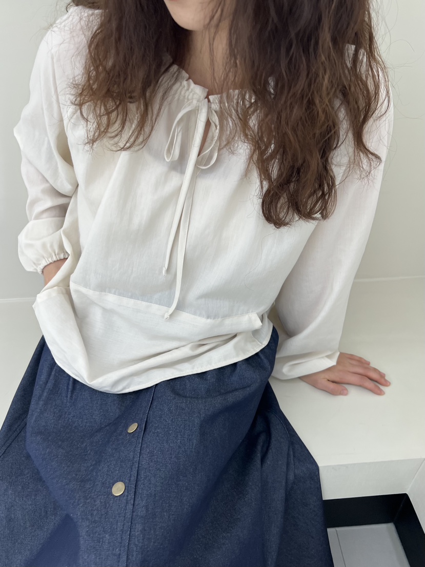 HOME GROUND韓國直郵㊣東大門實拍女裝新款熱賣襯衫蕾絲衫口袋HOME GROUND襯衫/蕾絲衫