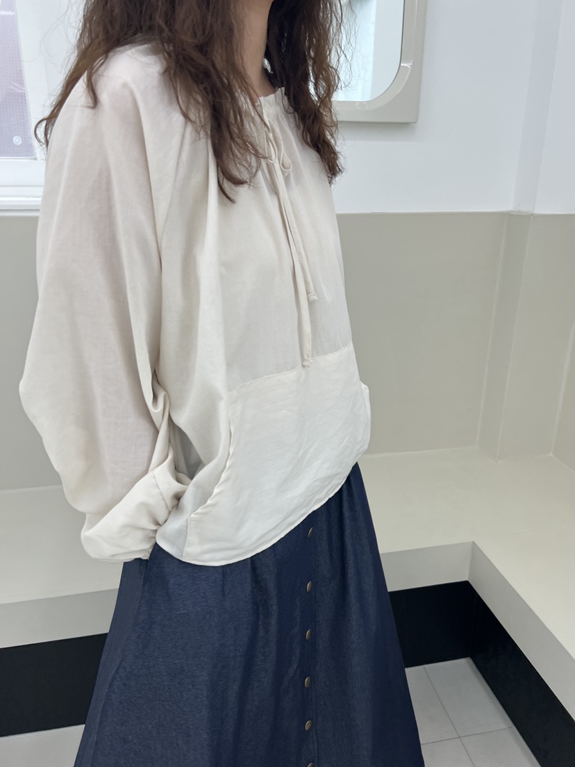 HOME GROUND韓國直郵㊣東大門實拍女裝新款熱賣襯衫蕾絲衫口袋HOME GROUND襯衫/蕾絲衫