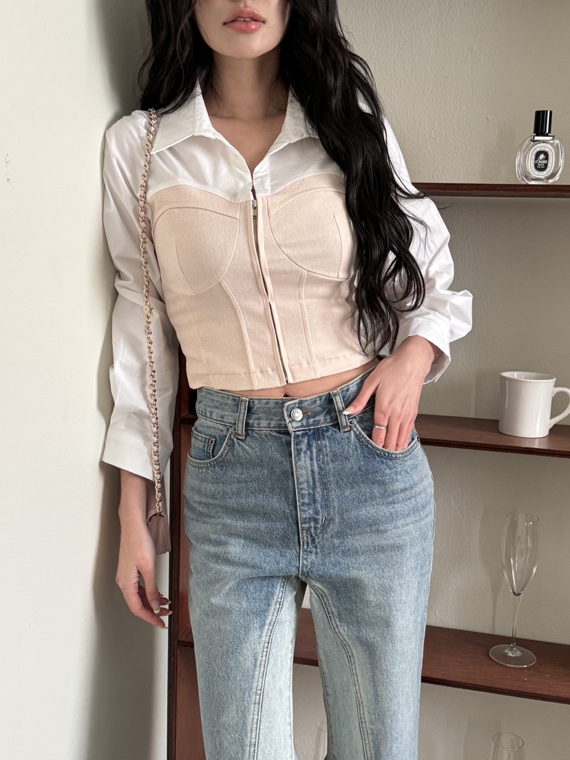 MARKE-P韓國㊣直郵東大門代購女裝新款職業人氣襯衫蕾絲衫MARKE-P襯衫/蕾絲衫
