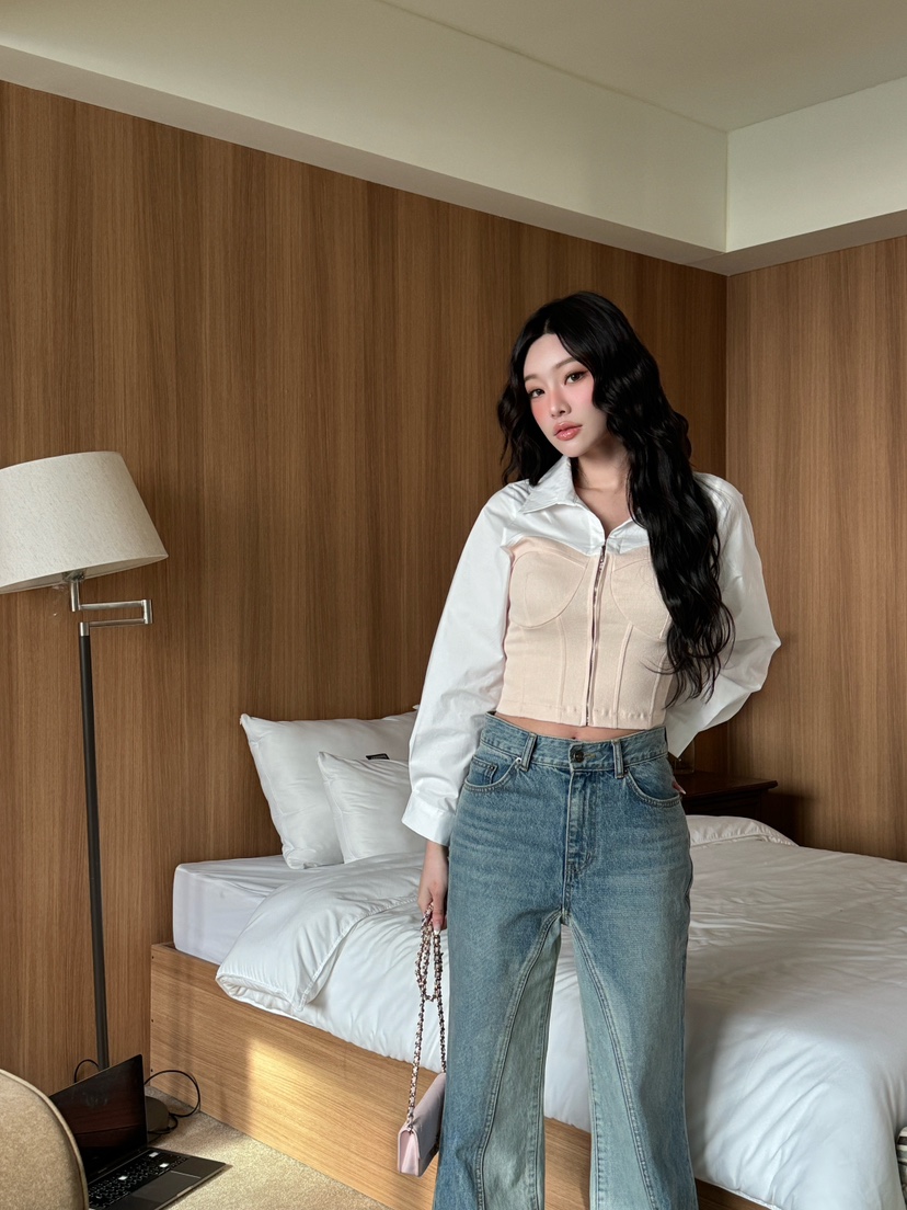MARKE-P韓國㊣直郵東大門代購女裝新款職業人氣襯衫蕾絲衫MARKE-P襯衫/蕾絲衫