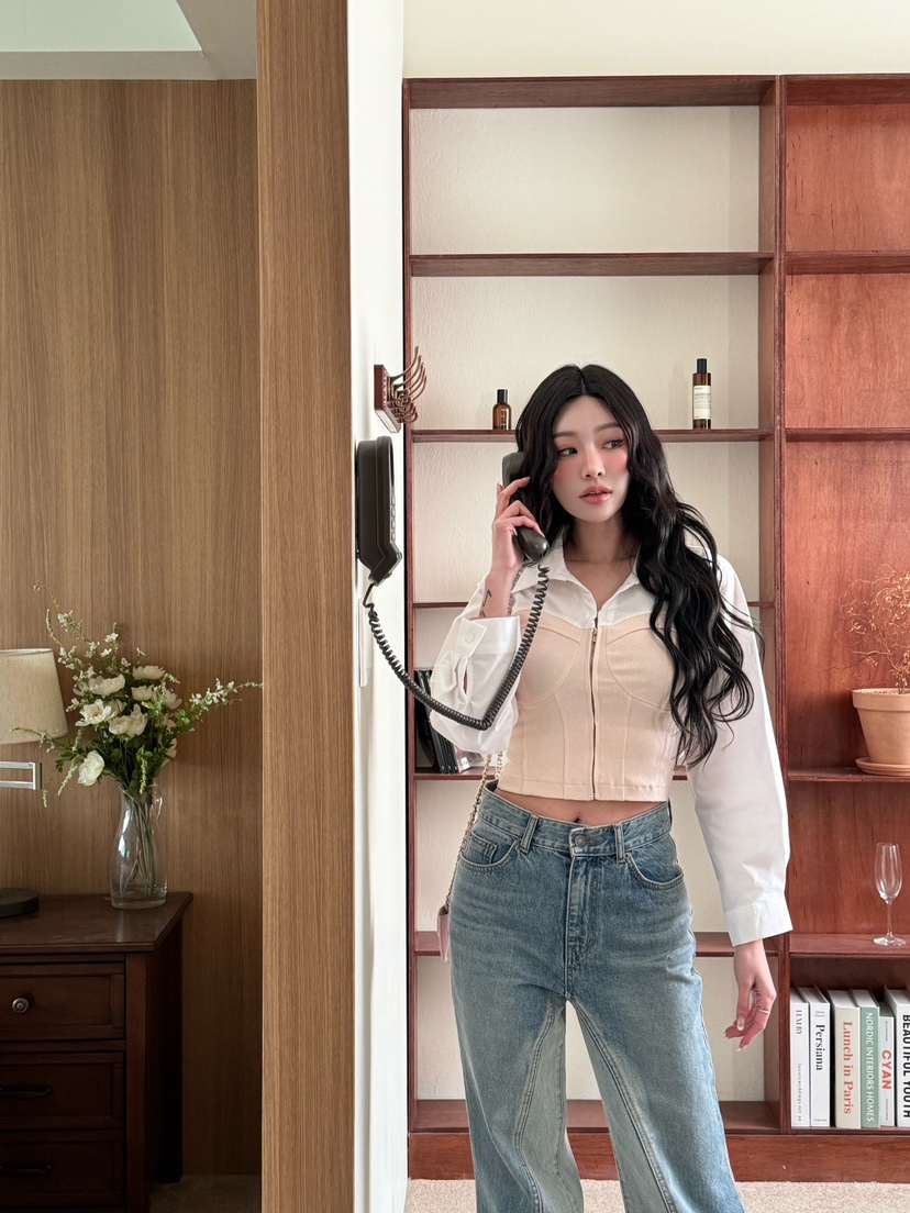 MARKE-P韓國㊣直郵東大門代購女裝新款職業人氣襯衫蕾絲衫MARKE-P襯衫/蕾絲衫