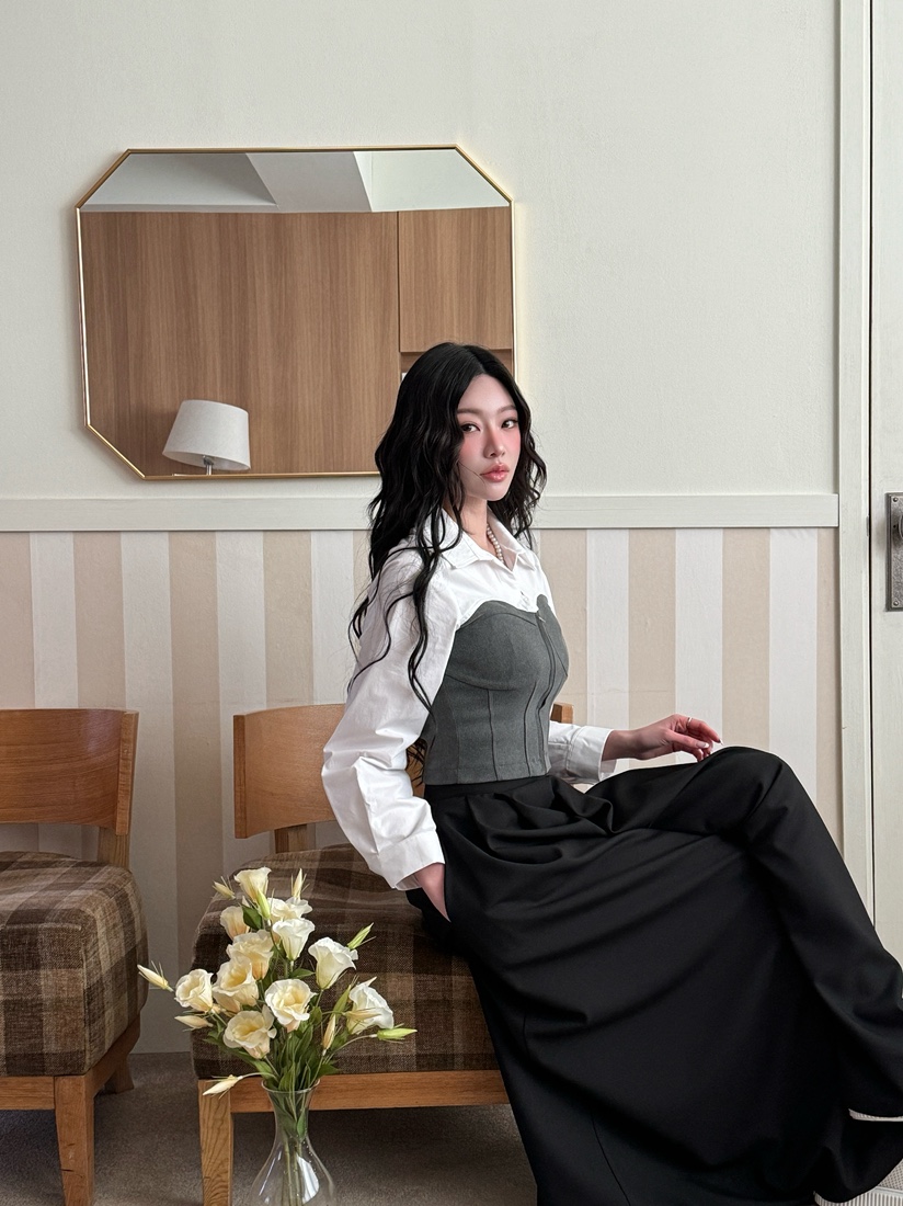 MARKE-P韓國㊣直郵東大門代購女裝新款職業人氣襯衫蕾絲衫MARKE-P襯衫/蕾絲衫