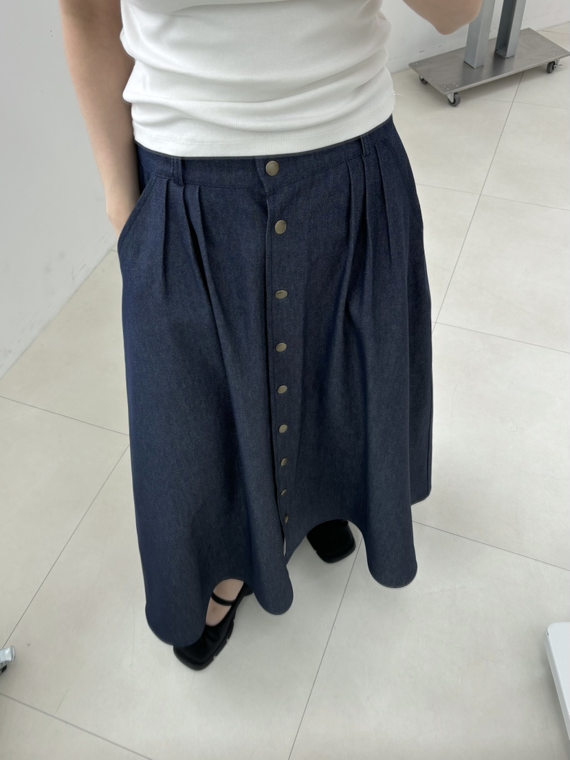 HOME GROUND韓國直郵㊣東大門實拍女裝新款休閑人氣長裙復古HOME GROUND長裙