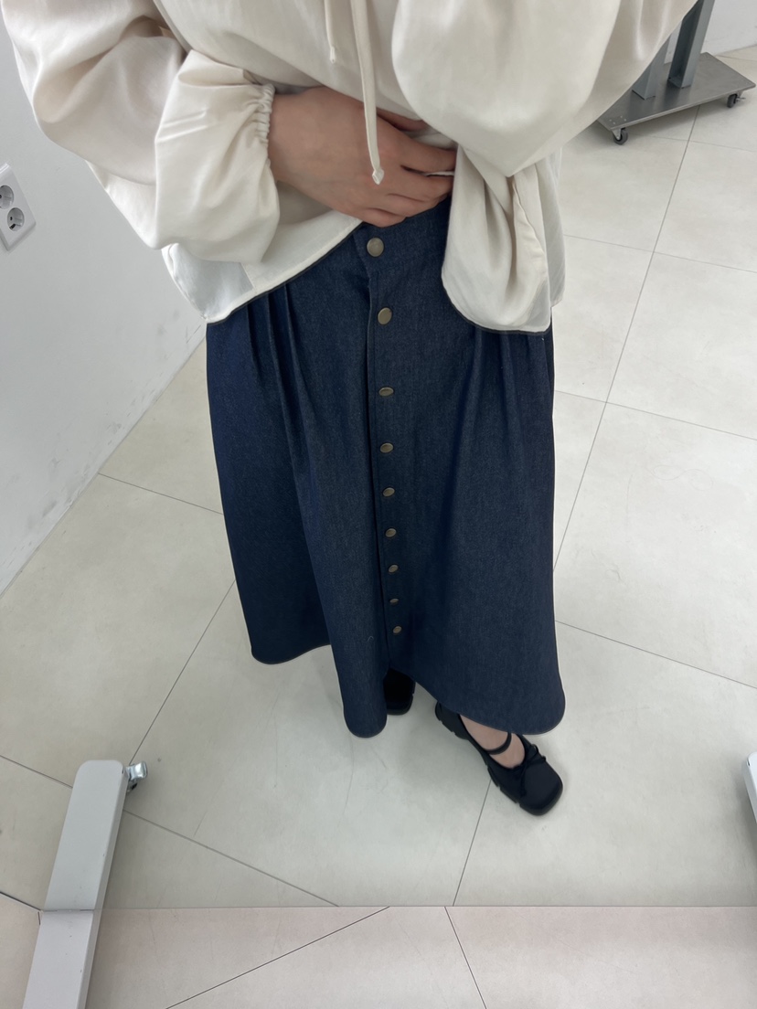 HOME GROUND韓國直郵㊣東大門實拍女裝新款休閑人氣長裙復古HOME GROUND長裙