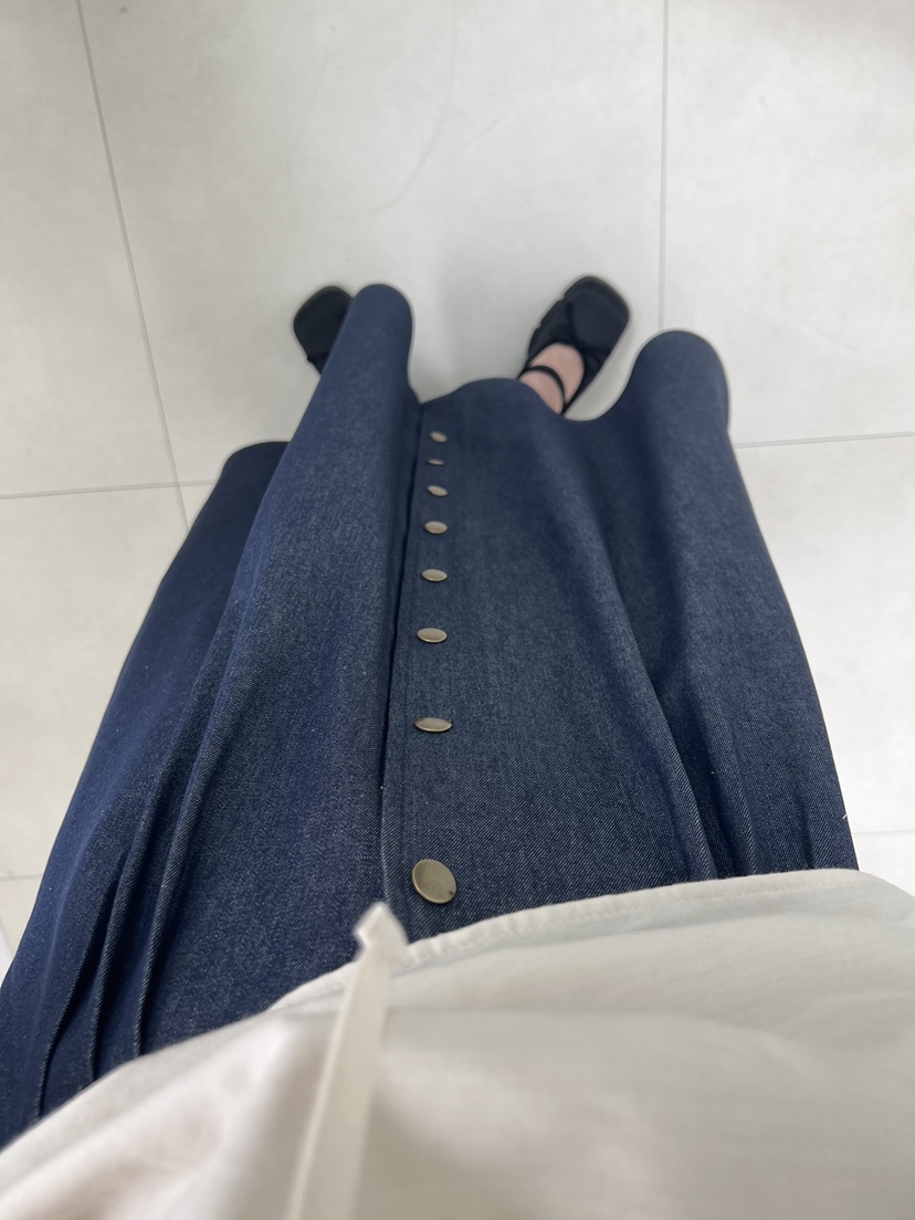 HOME GROUND韓國直郵㊣東大門實拍女裝新款休閑人氣長裙復古HOME GROUND長裙