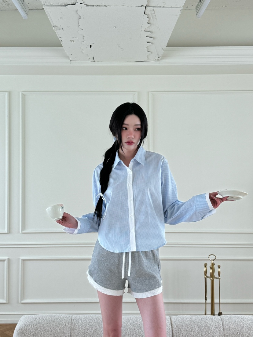 MARKE-P韓國直郵㊣東大門實拍女裝新品人氣襯衫蕾絲衫套裝MARKE-P襯衫/蕾絲衫