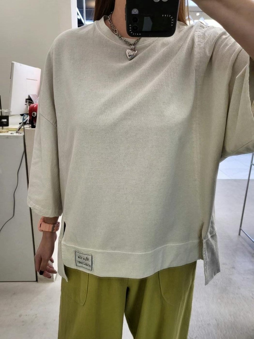 ZACCU韓國㊣直郵東大門代購女裝新品25春夏推薦熱賣長袖T恤ZACCU長袖T恤