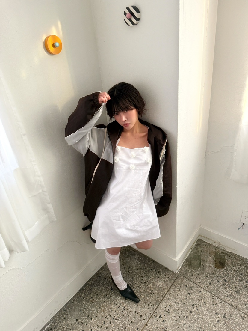 AWESOMESAUCE韓國直郵㊣東大門實拍女裝新款人氣熱賣職業夾克AWESOME SAUCE夾克