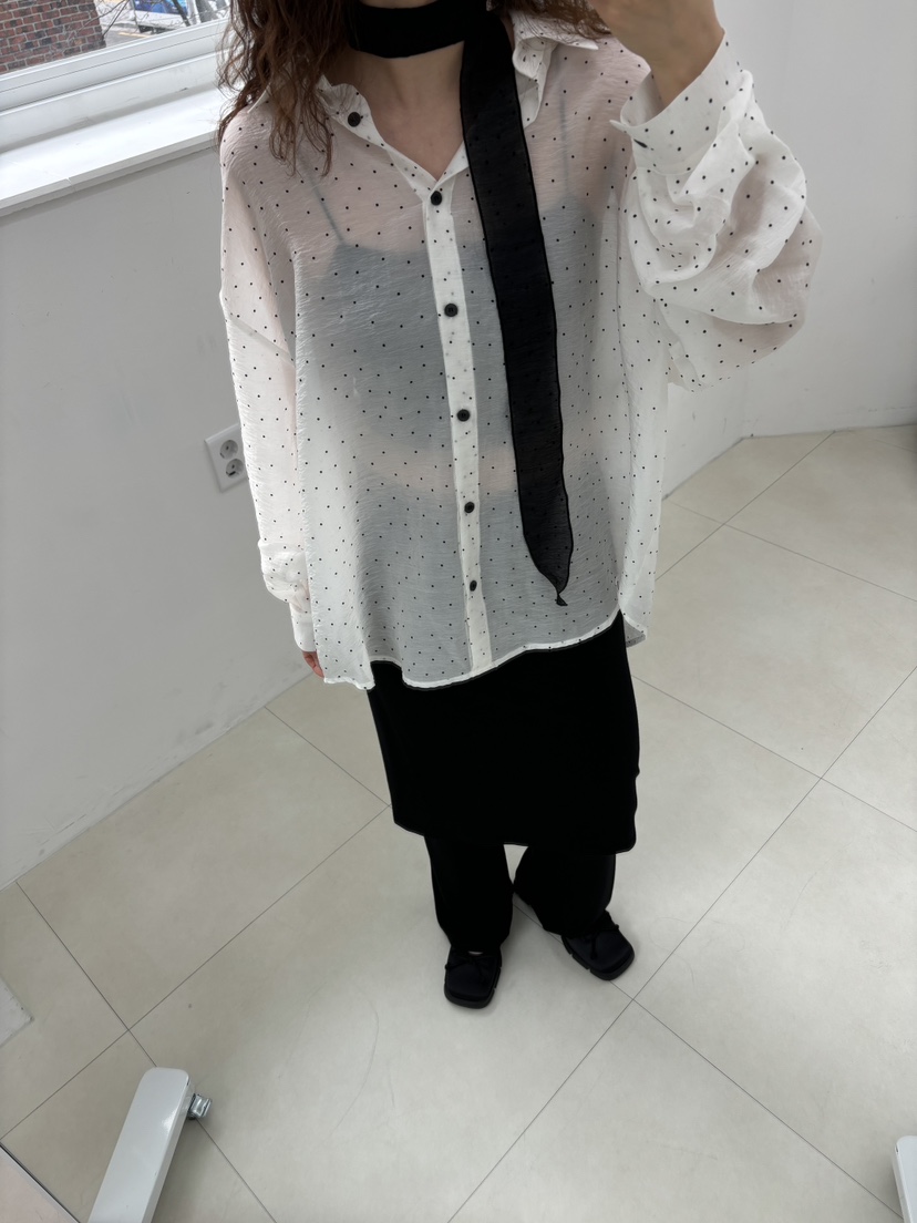 HOME GROUND直郵韓國代購㊣女裝新款25春夏襯衫蕾絲衫透視HOME GROUND襯衫/蕾絲衫