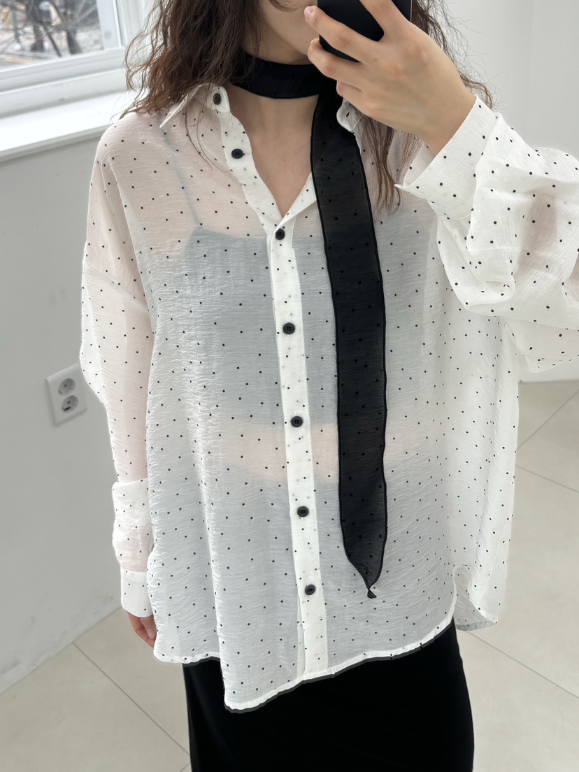 HOME GROUND直郵韓國代購㊣女裝新款25春夏襯衫蕾絲衫透視HOME GROUND襯衫/蕾絲衫
