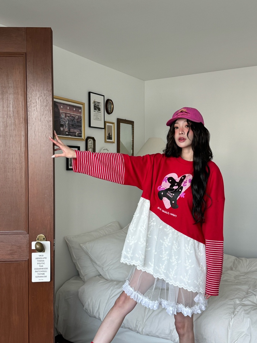 MAISONDEGLORY直郵韓國代購㊣女裝新品人氣熱賣休閑25春夏連衣裙MAISON DE GLORY連衣裙