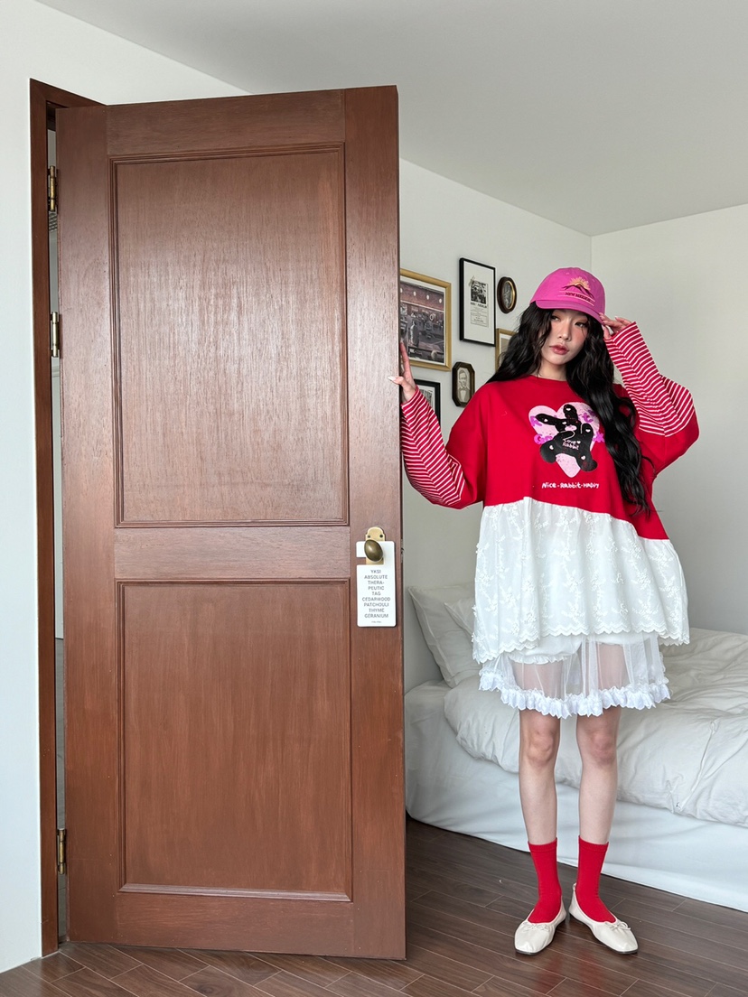 MAISONDEGLORY直郵韓國代購㊣女裝新品人氣熱賣休閑25春夏連衣裙MAISON DE GLORY連衣裙