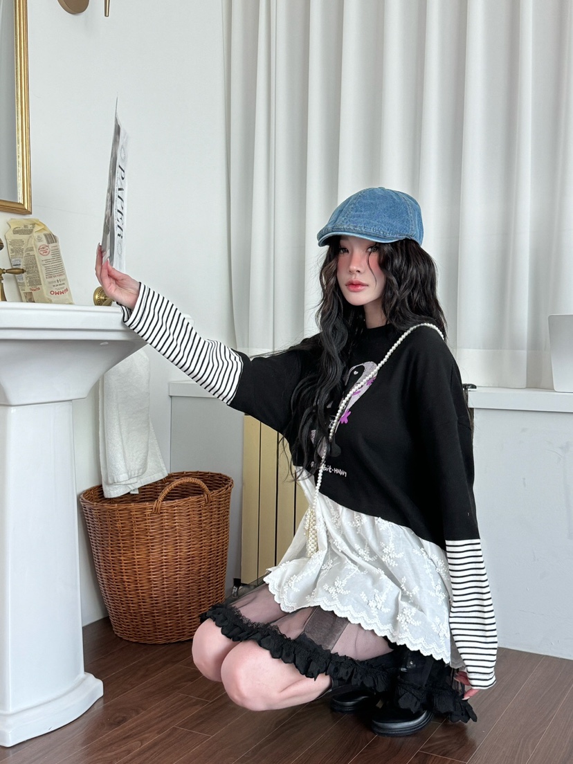 MAISONDEGLORY直郵韓國代購㊣女裝新品人氣熱賣休閑25春夏連衣裙MAISON DE GLORY連衣裙