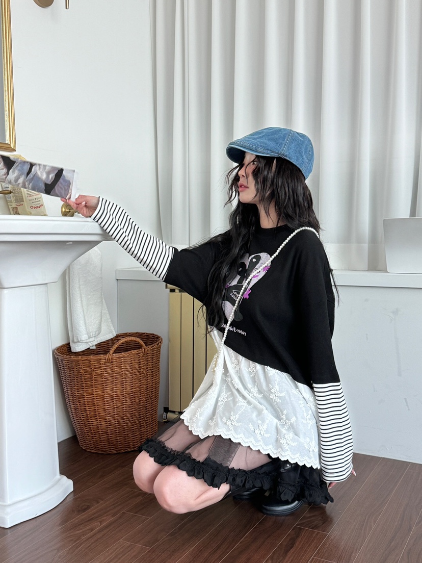 MAISONDEGLORY直郵韓國代購㊣女裝新品人氣熱賣休閑25春夏連衣裙MAISON DE GLORY連衣裙