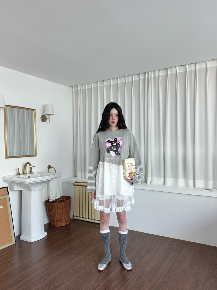 MAISONDEGLORY直郵韓國代購㊣女裝新品人氣熱賣休閑25春夏連衣裙MAISON DE GLORY連衣裙