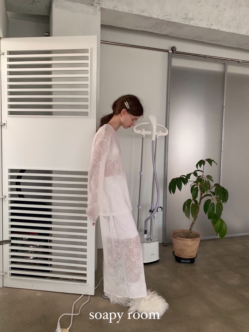 SOAPYROOM直郵韓國代購㊣女裝新款時尚25春夏熱賣休閑職業長裙SOAPYROOM長裙