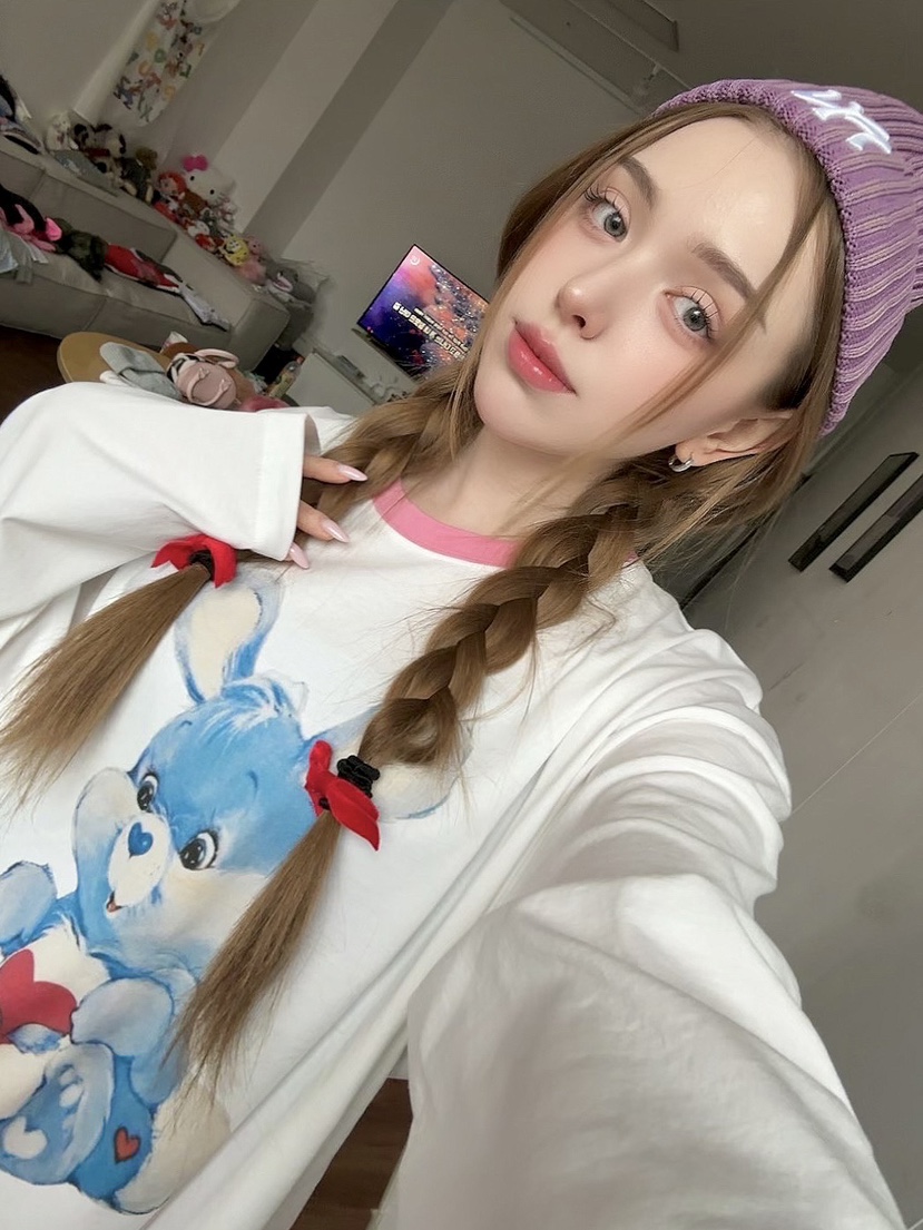 TOLL韓國直郵㊣東大門實拍女裝新款推薦休閑人氣熱賣長袖T恤TOLL長袖T恤