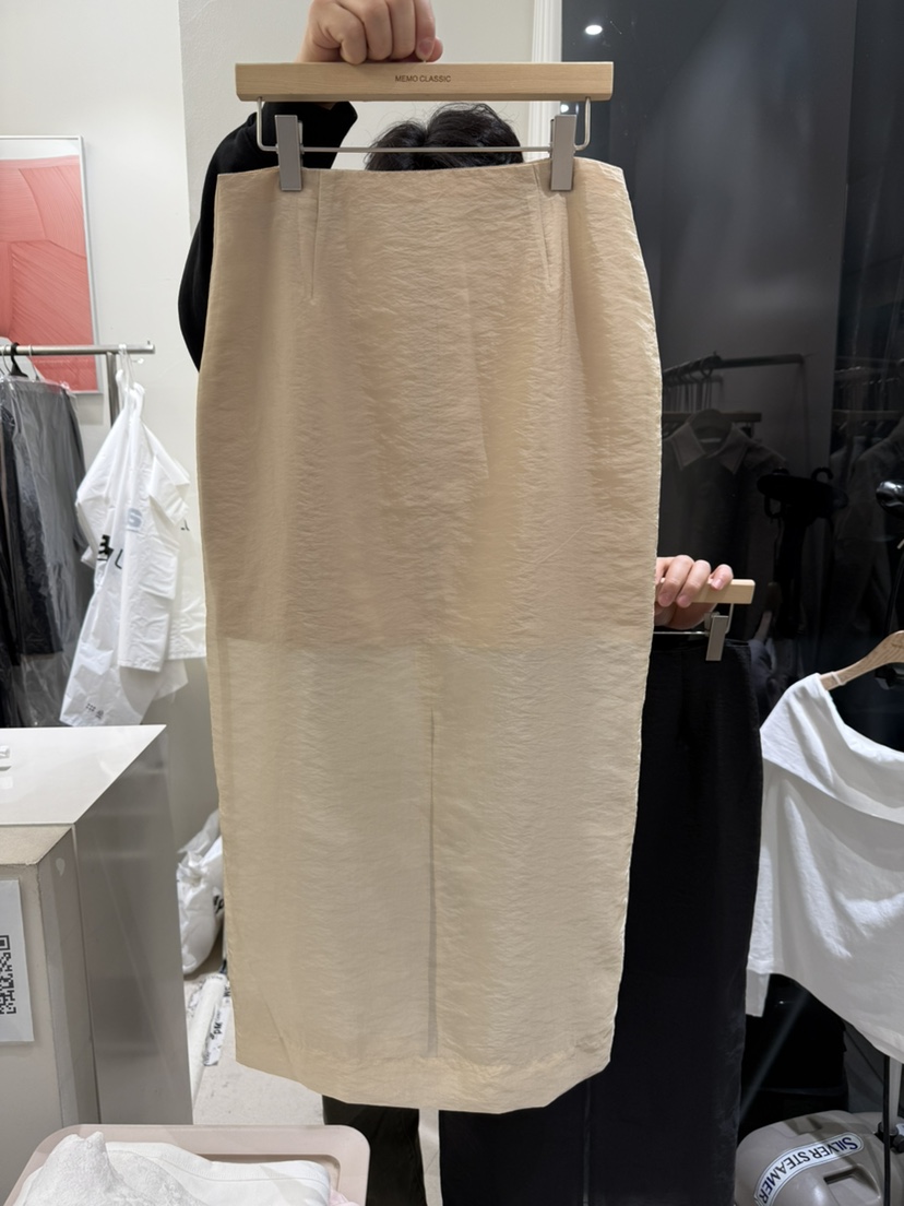 MEMO CLASSIC韓國直郵㊣女裝新款推薦休閑半身裙中短裙歐根紗MEMO CLASSIC半身裙/中短裙