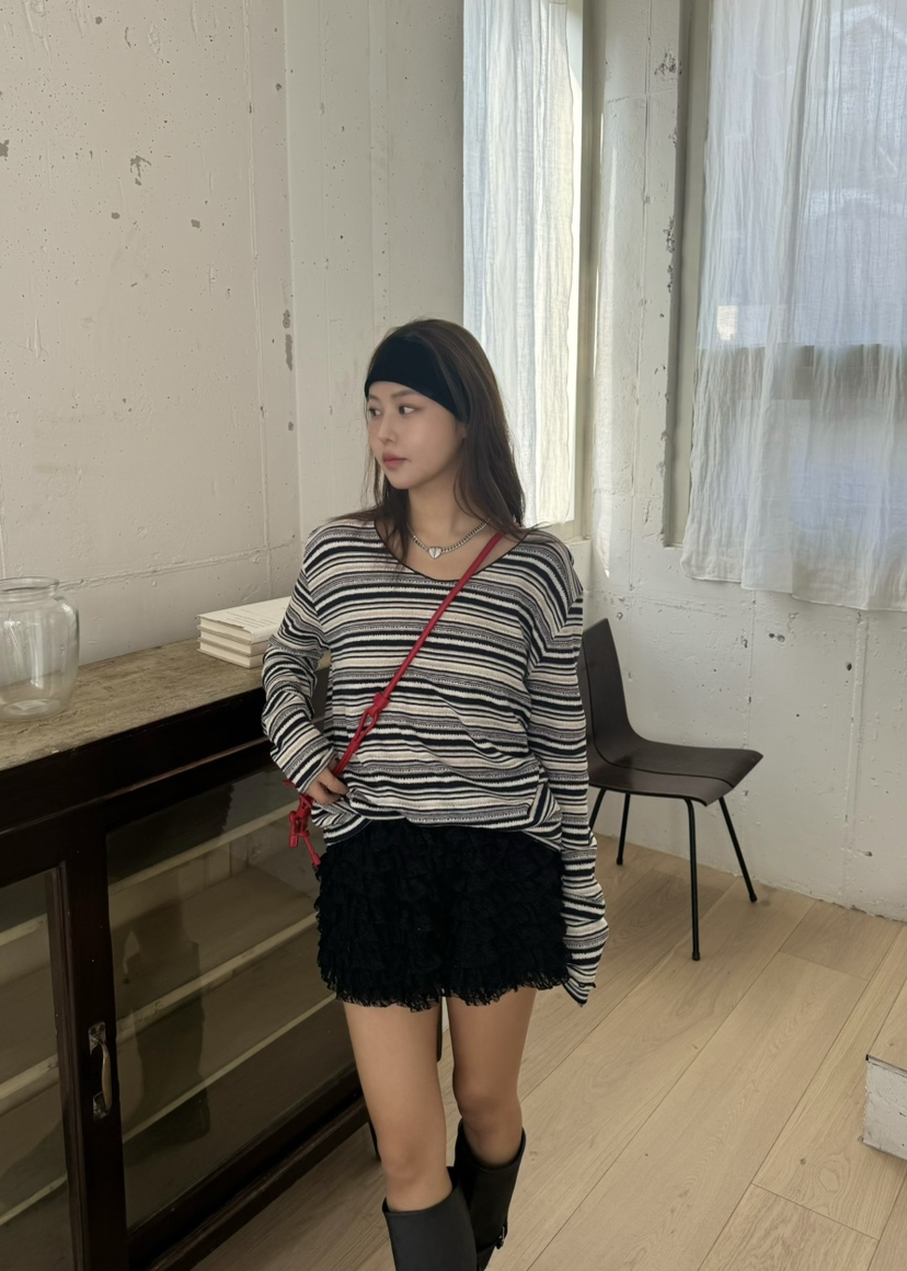 OUPPT韓國直郵㊣東大門實拍女裝新款人氣25春夏熱賣推薦T恤OUPPTT恤