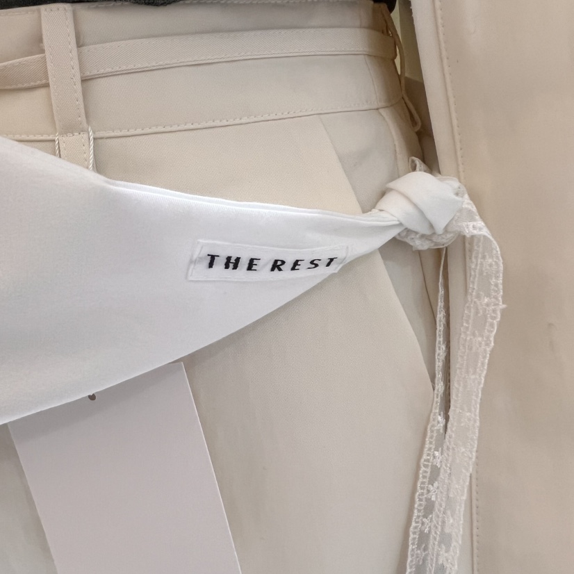 THE REST韓國直郵㊣女裝新品25春夏人氣推薦職業時尚腰帶蕾絲THE REST/UNNOEUD腰帶