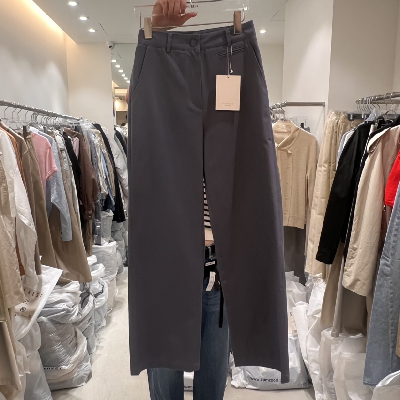 THE REST韓國直郵㊣東大門實拍女裝新品熱賣推薦休閑褲口袋THE REST/UNNOEUD休閑褲