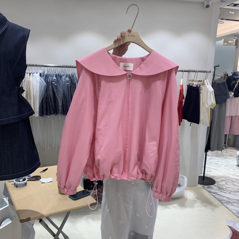 FRILL韓國直郵㊣東大門實拍女裝新品時尚推薦人氣熱賣25春夏夾克FRILL夾克圖色2