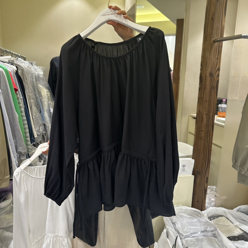 REFLAT直郵韓國代購㊣女裝新品25春夏熱賣人氣休閑襯衫蕾絲衫REFLAT襯衫/蕾絲衫圖色1