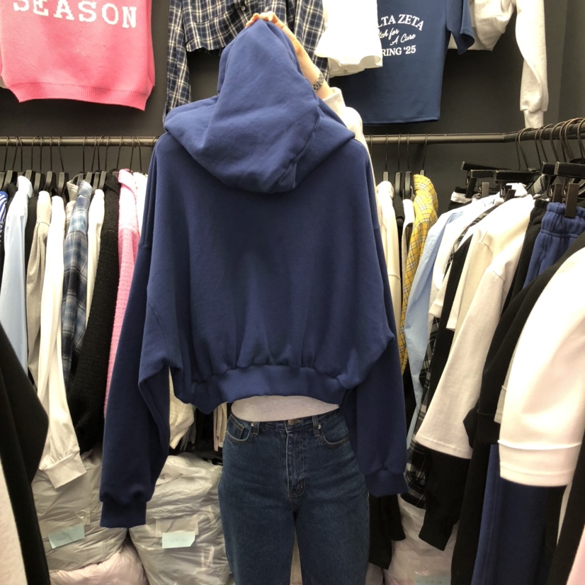 LONE STAR韓國直郵㊣東大門實拍女裝新款時尚熱賣衛衣兜帽LONE STAR衛衣