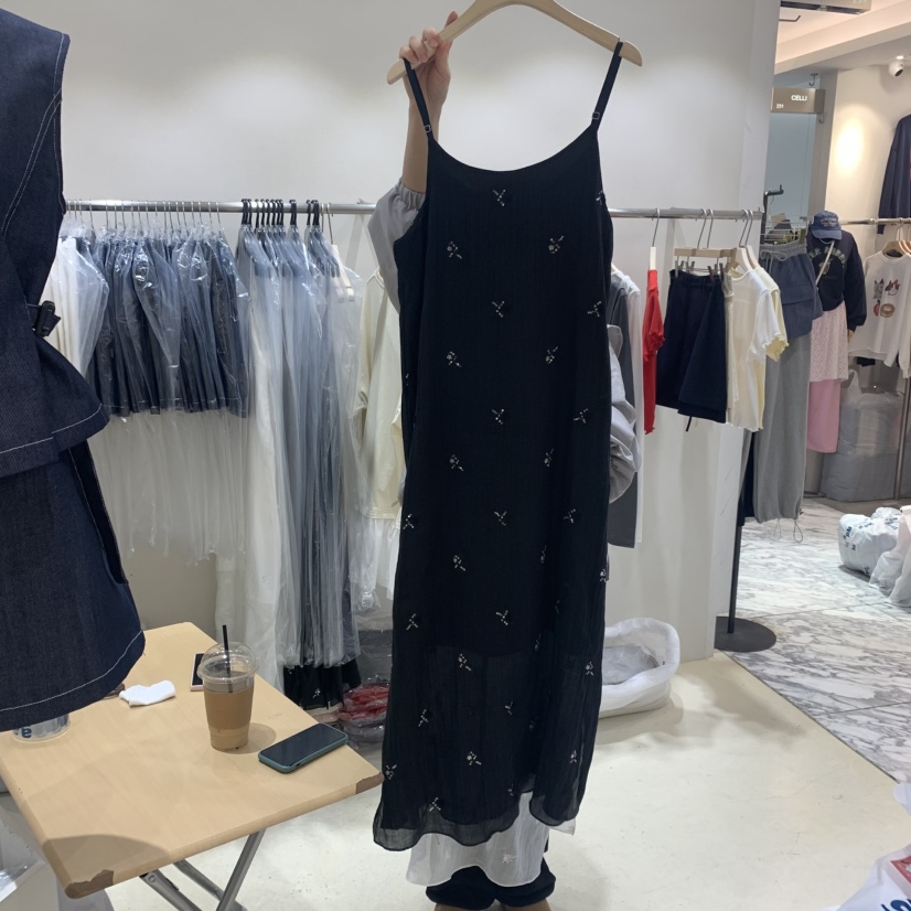 FRILL韓國直郵㊣東大門實拍女裝新品推薦職業休閑25春夏連衣裙FRILL連衣裙圖色2