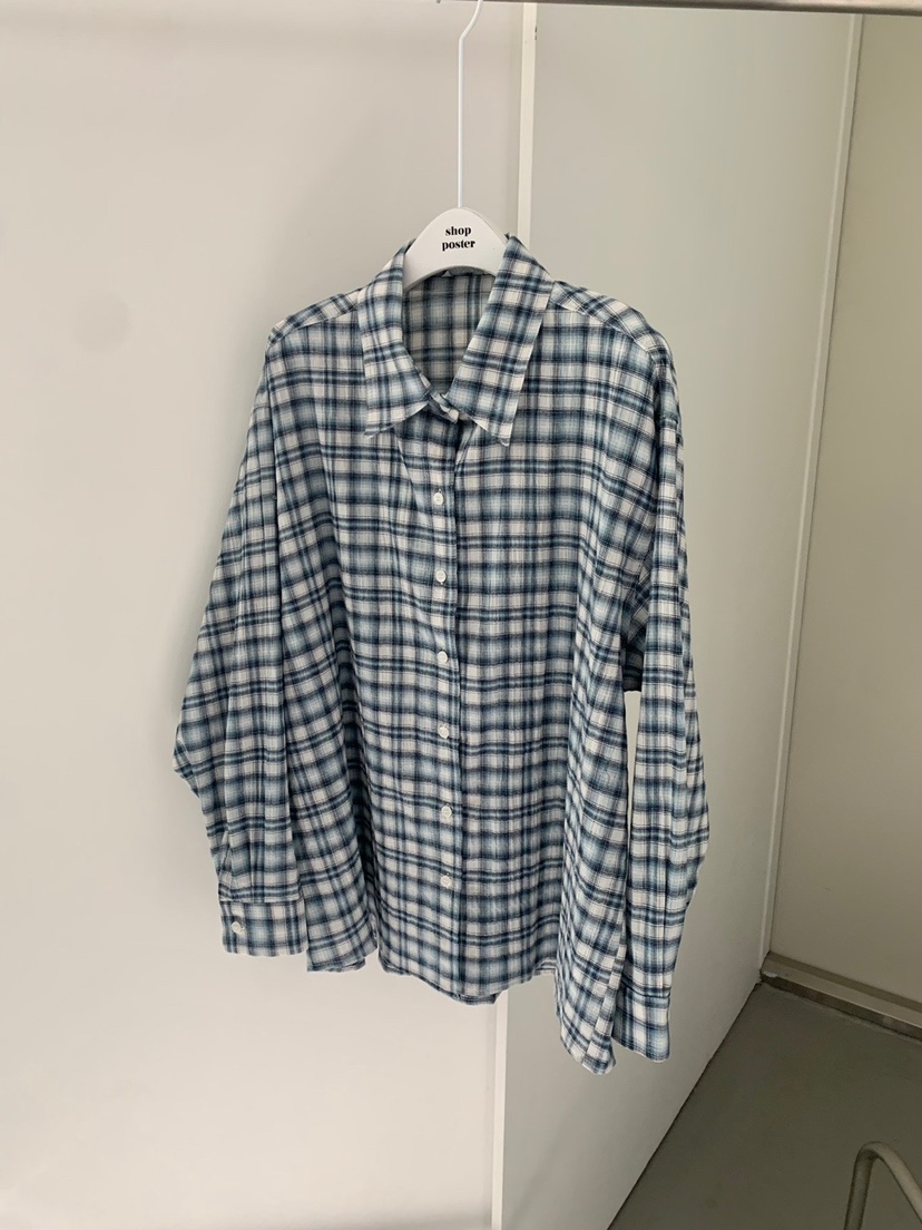 SHOP POSTER韓國直郵㊣東大門實拍女裝新款職業襯衫蕾絲衫格紋SHOP_POSTER襯衫/蕾絲衫圖色2