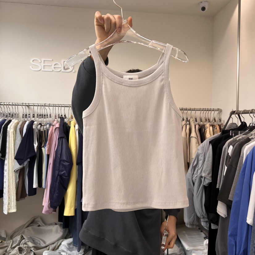 LEESEED-A韓國直郵㊣女裝新款職業人氣時尚休閑推薦吊帶背心SEeD/LEESEED吊帶/背心