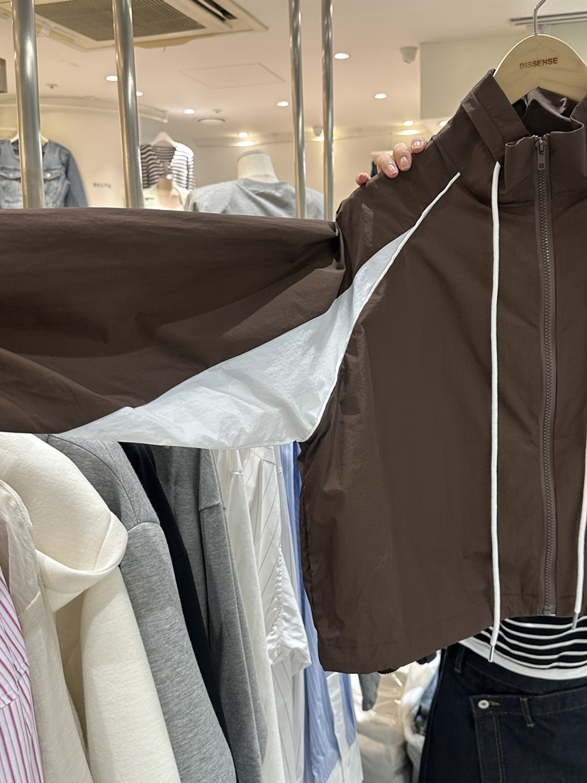 INSSENSE-A韓國直郵㊣女裝新品推薦休閑25春夏熱賣夾克短款INSSENSE-A夾克